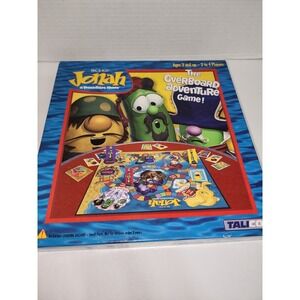 100% Complete Jonah: The Overboard Adventure Game! board game 2002 Veggietales